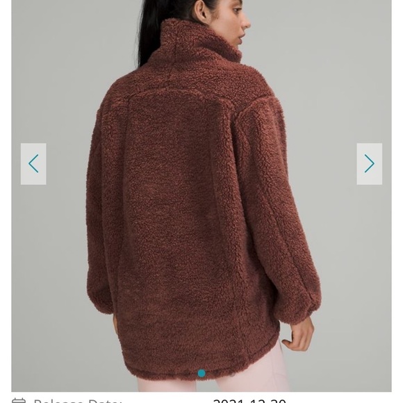 Lululemon Warmth Restore Long Sleeve Turtleneck Pullover Size 8 in Smokey Topaz - Picture 5 of 14